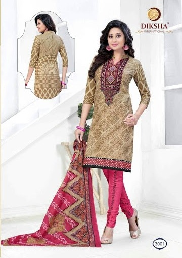 Diksha vol-3 Wholesale cotton Dress material